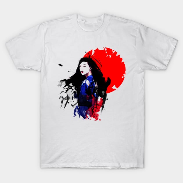 Geisha Japan T-Shirt by vivalarevolucio